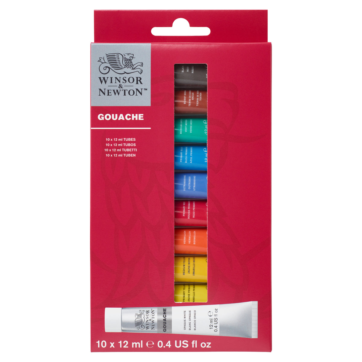 Winsor &amp; Newton Gouache - Set of 10 x 12ml
