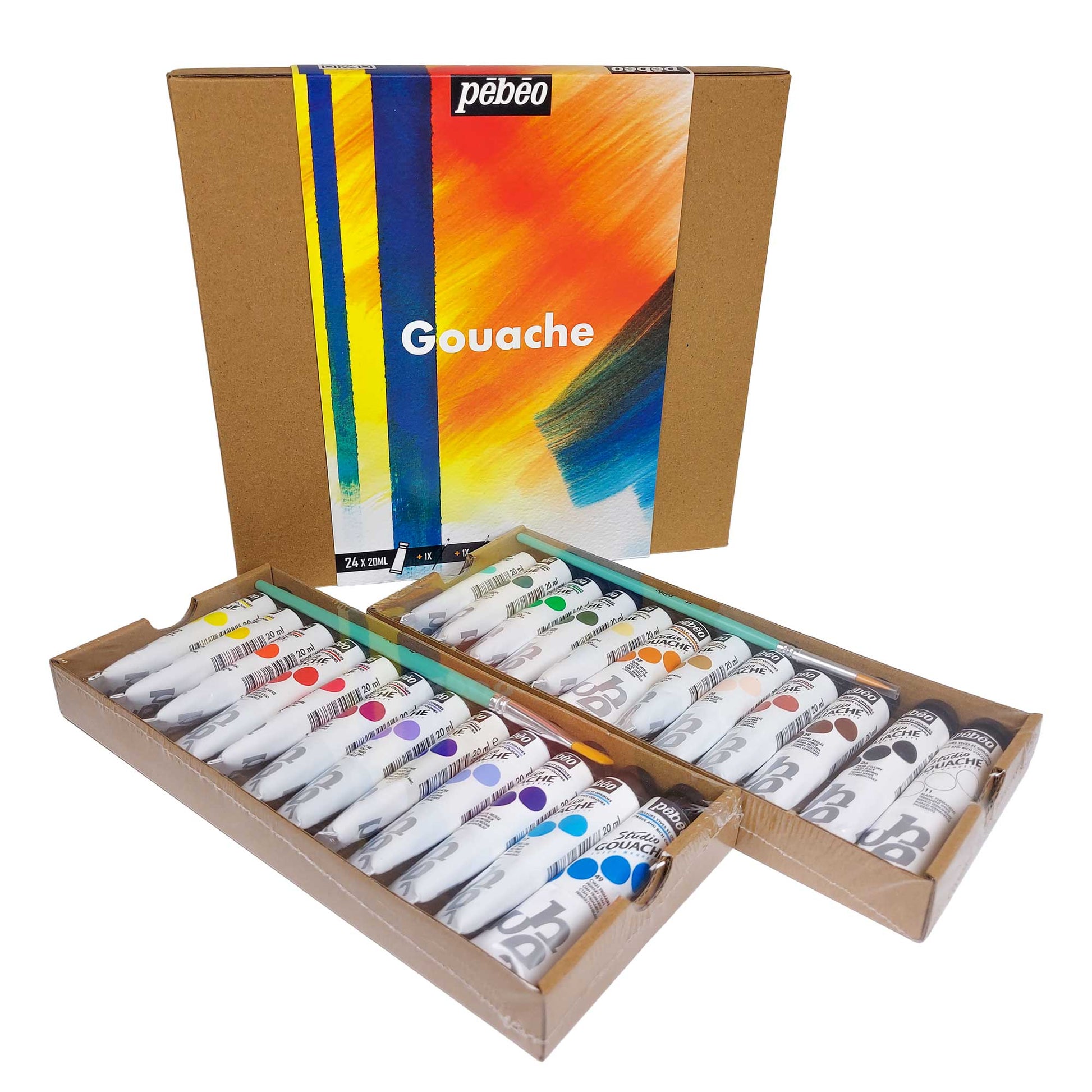 Pebeo Studio XL Gouache Set - 24 x 20ml