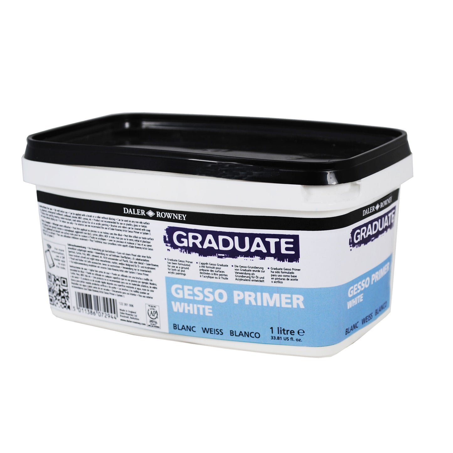 Daler-Rowney Graduate Gesso Primer - 1 litre