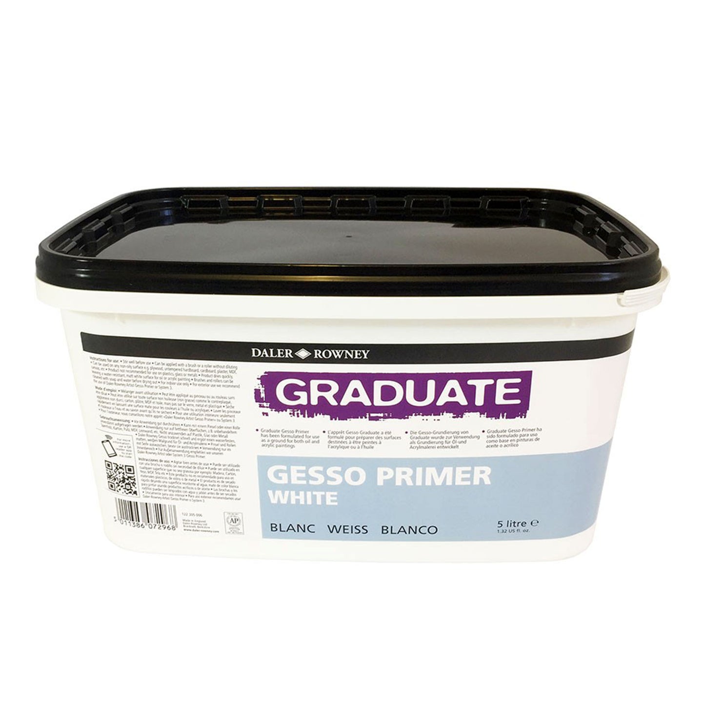 Daler-Rowney Graduate Gesso Primer - 5 litre
