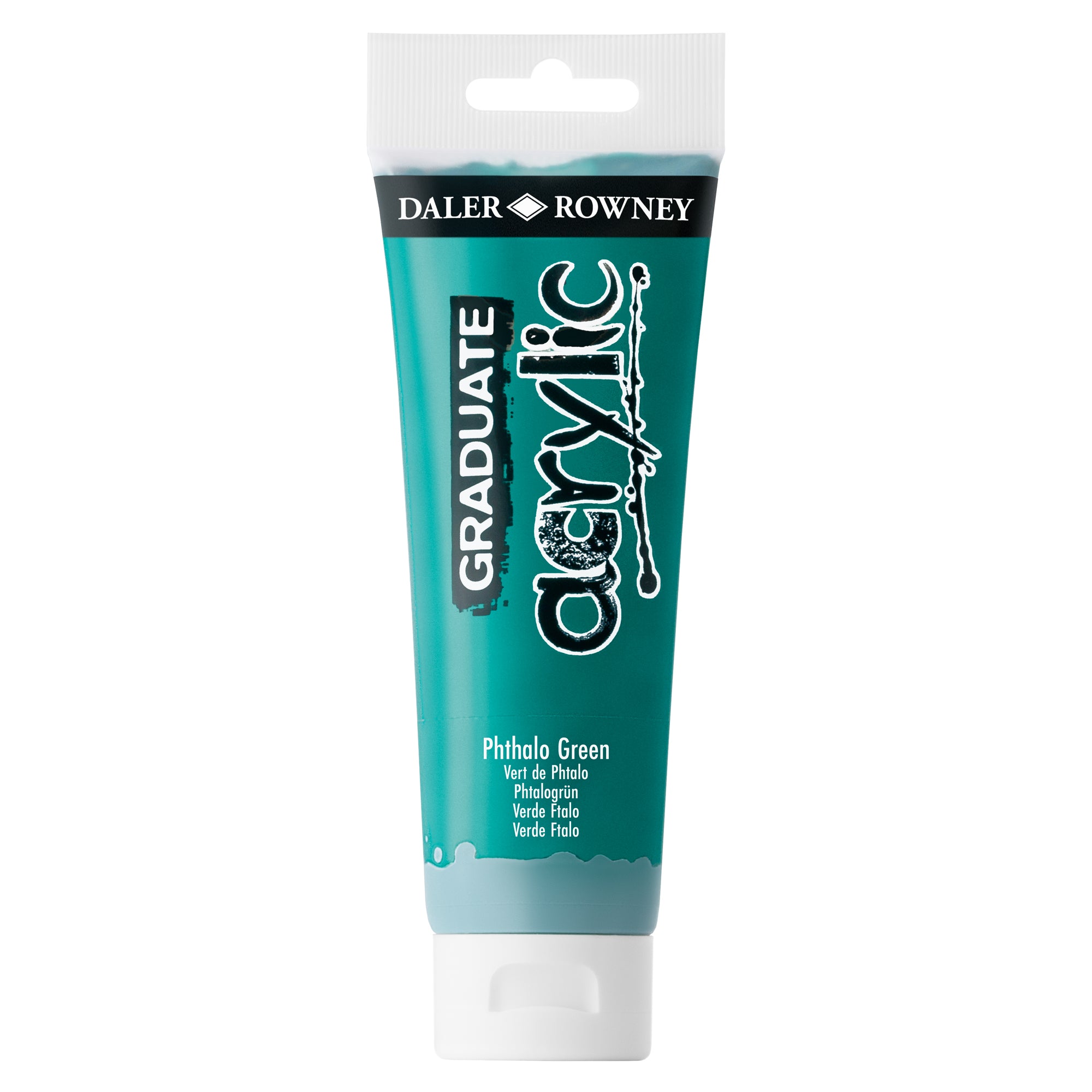 Daler-Rowney Graduate Acrylic Paint - 120ml - Phthalo Green