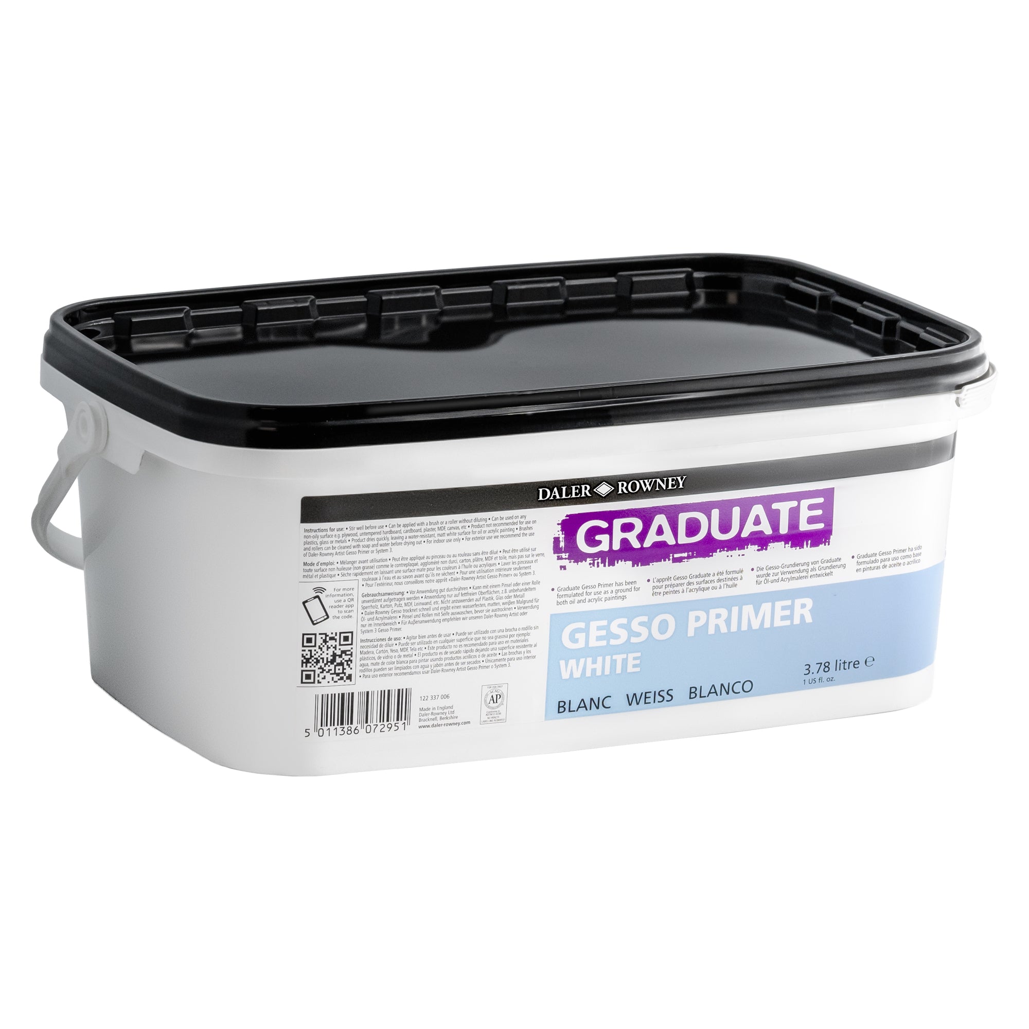 Daler-Rowney Graduate Gesso Primer - 3.78 Litres