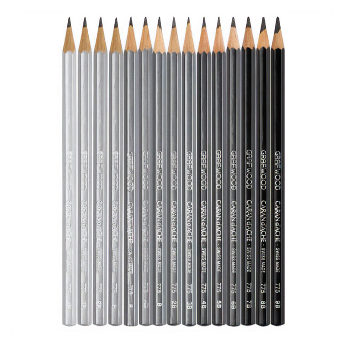 Caran d&#39;Ache Grafwood Graphite Pencil - All tones