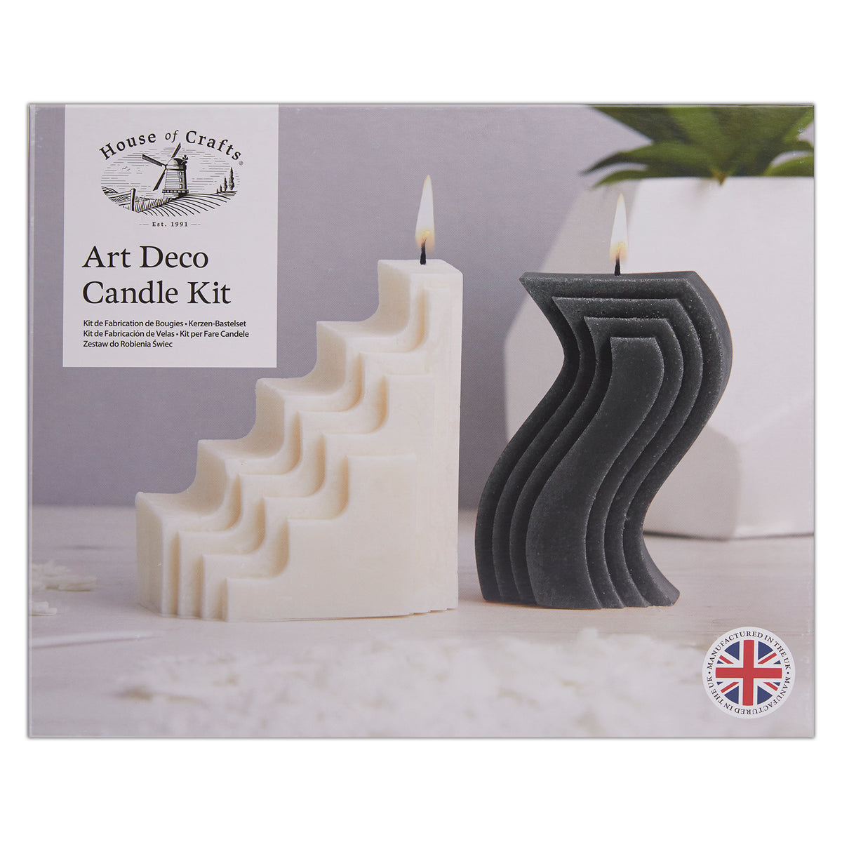 House of Crafts - Art Deco Candle Kit