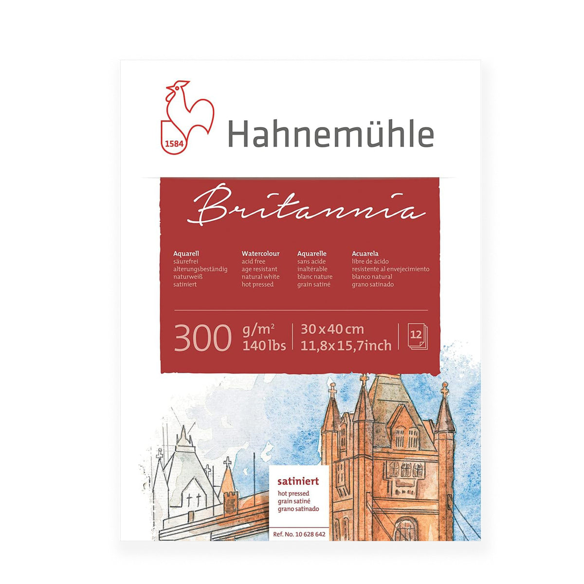 Hahnemühle Britannia Pads - 300gsm - Hot Pressed