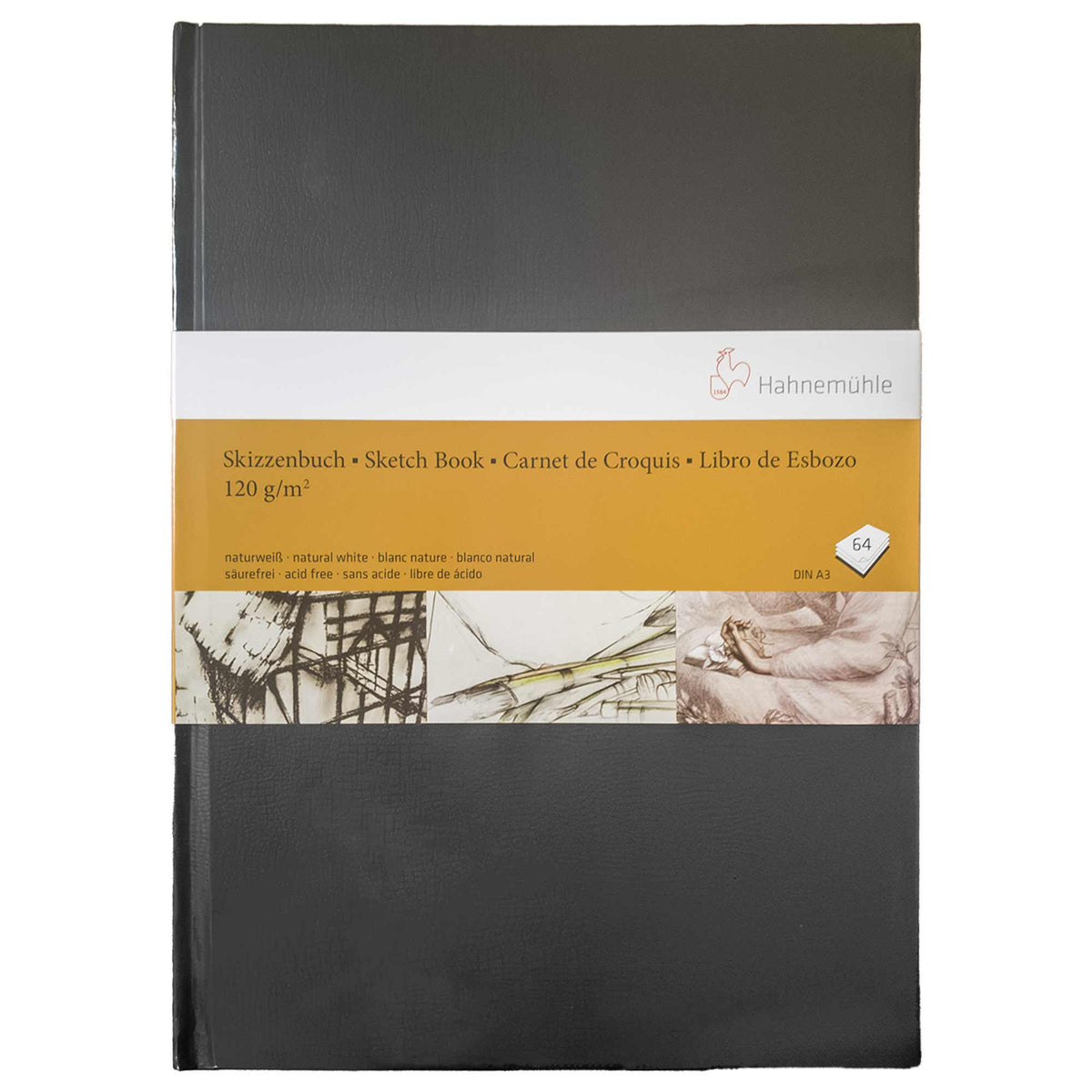 Hahnemühle Hardback Sketchbooks - 120gsm - 64 sheets - A3