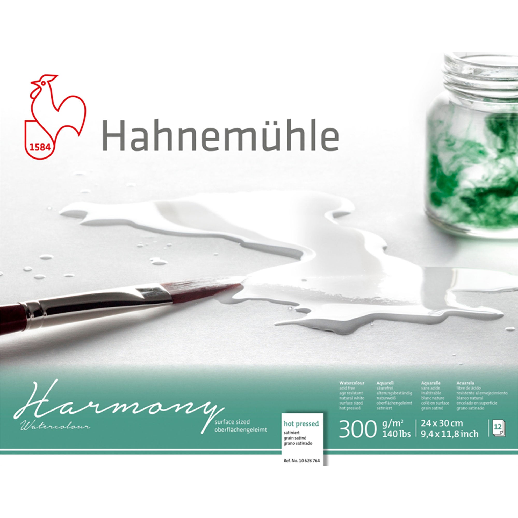 Hahnemühle 'Harmony' Watercolour Blocks - HOT PRESSED - 300gsm