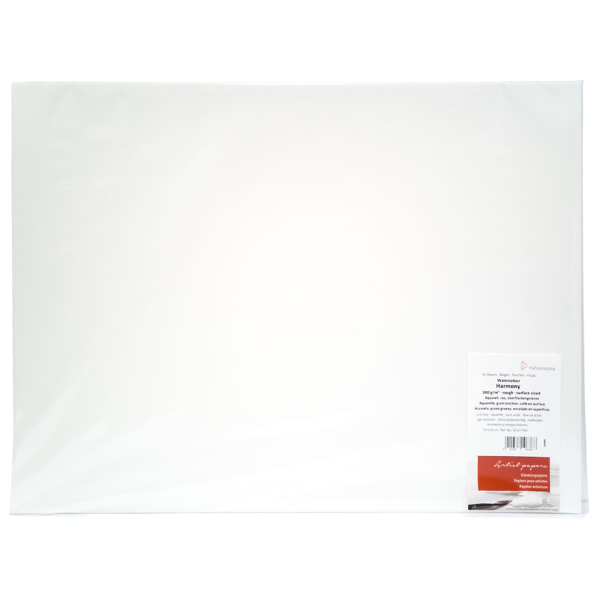 Hahnemühle &#39;Harmony&#39; Watercolour Sheets - 50 x 65 - Rough - 10 Sheets - 300gsm