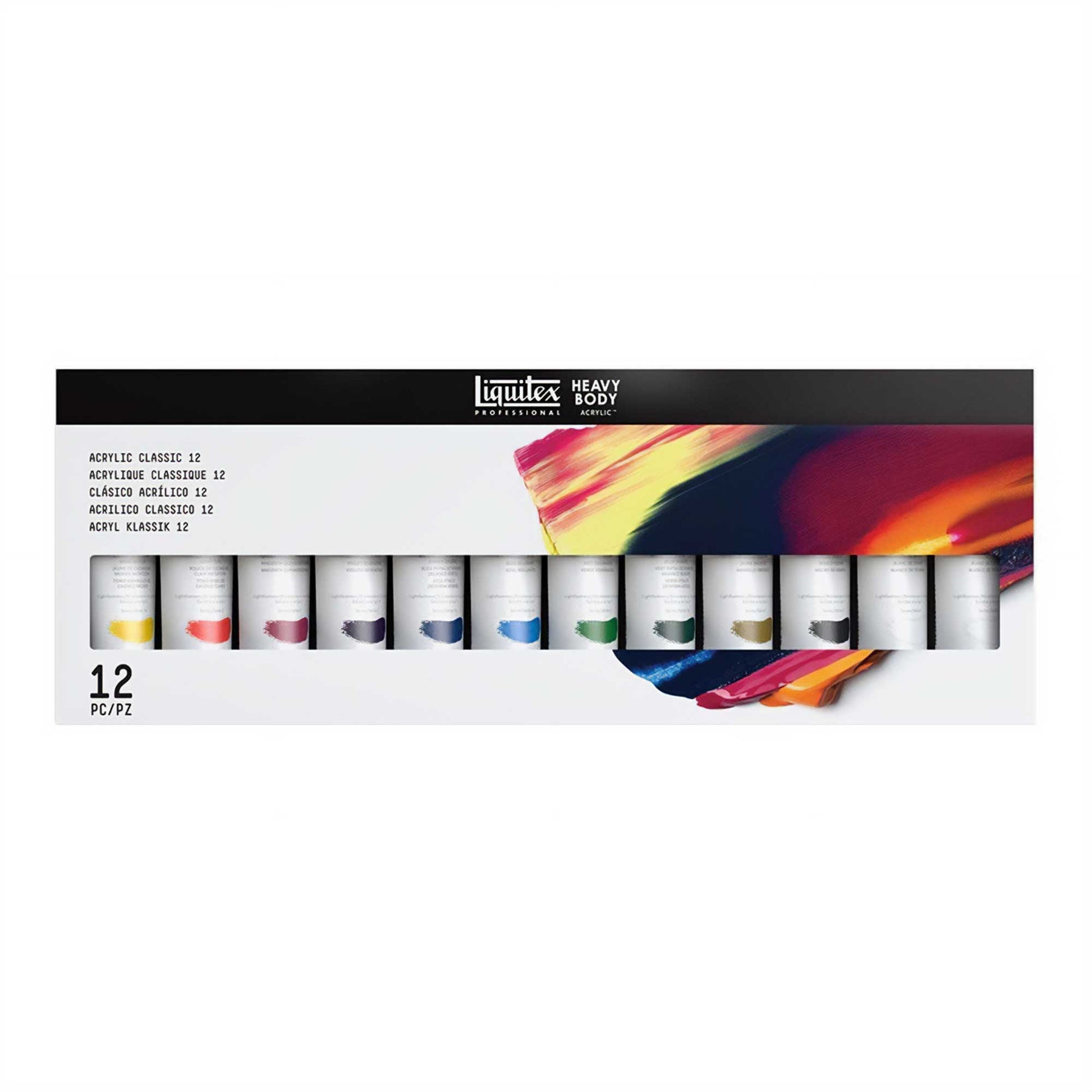 Liquitex Professional Heavy Body Acrylic - Classic 12 Set