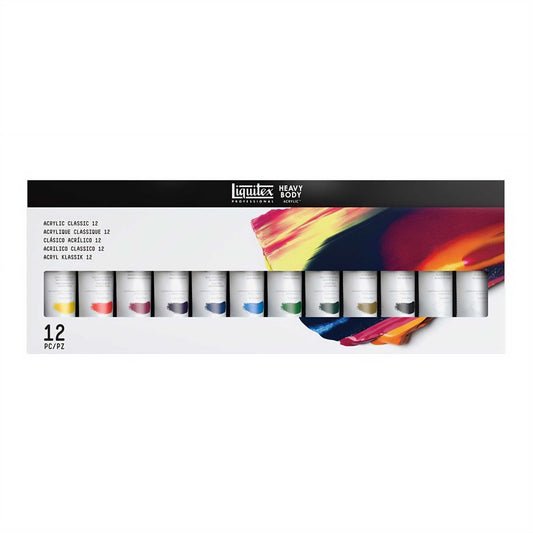 Liquitex Professional Heavy Body Acrylic - Classic 12 Set