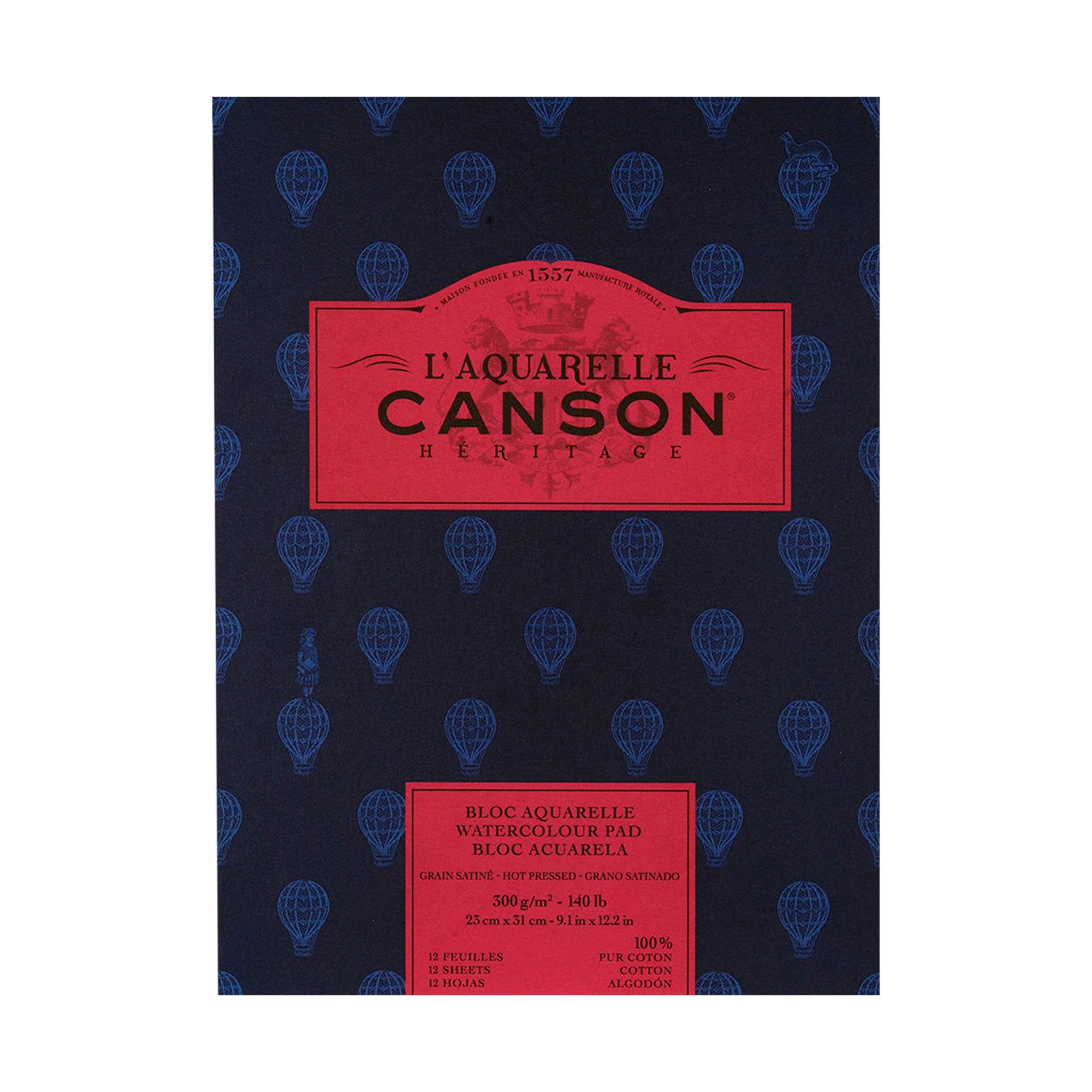 Canson Héritage Pads - 300gsm - Hot Pressed