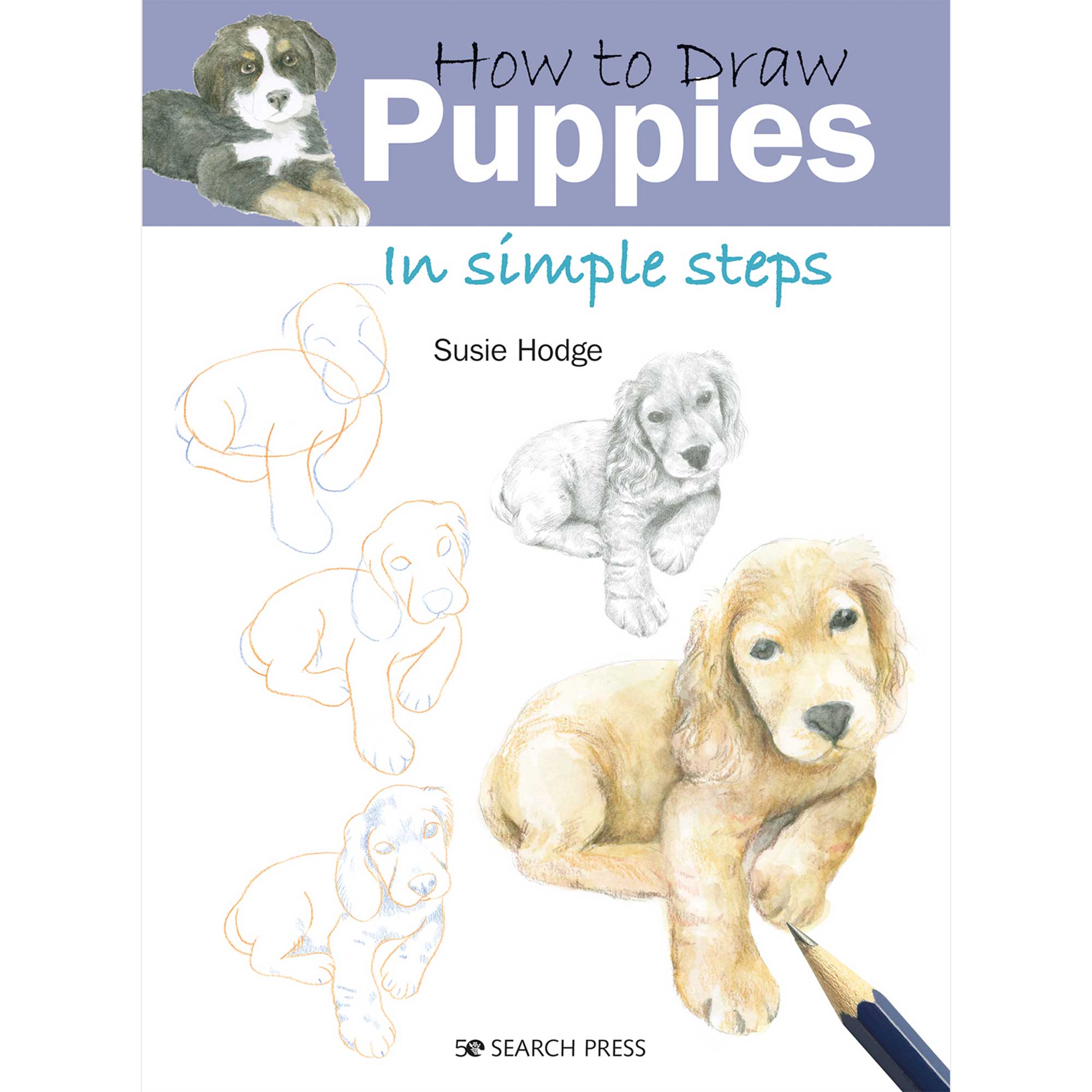 How to Draw Puppies in Simple Steps - S. Hodge