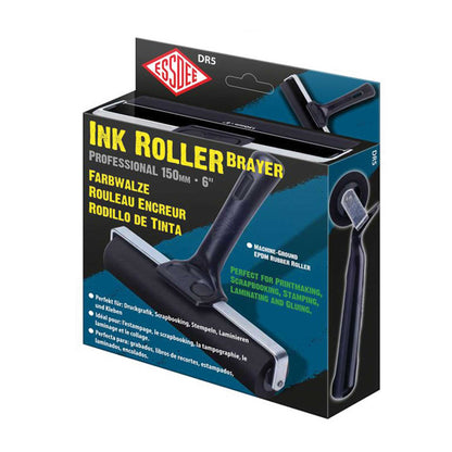 Essdee Professional Ink Roller (Black Handle) - 15cm - Box