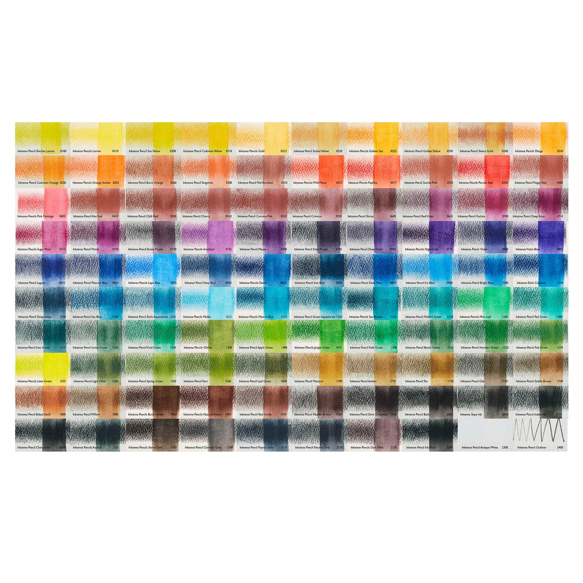 Derwent Inktense Derwent Watercolour Collection - Set Découverte De 12 Crayons & Craies Nouvelles Couleurs Derwent Inktense Derwent Watercolour Collection - Set Découverte De 12 Crayons & Craies Nouvelles Couleurs