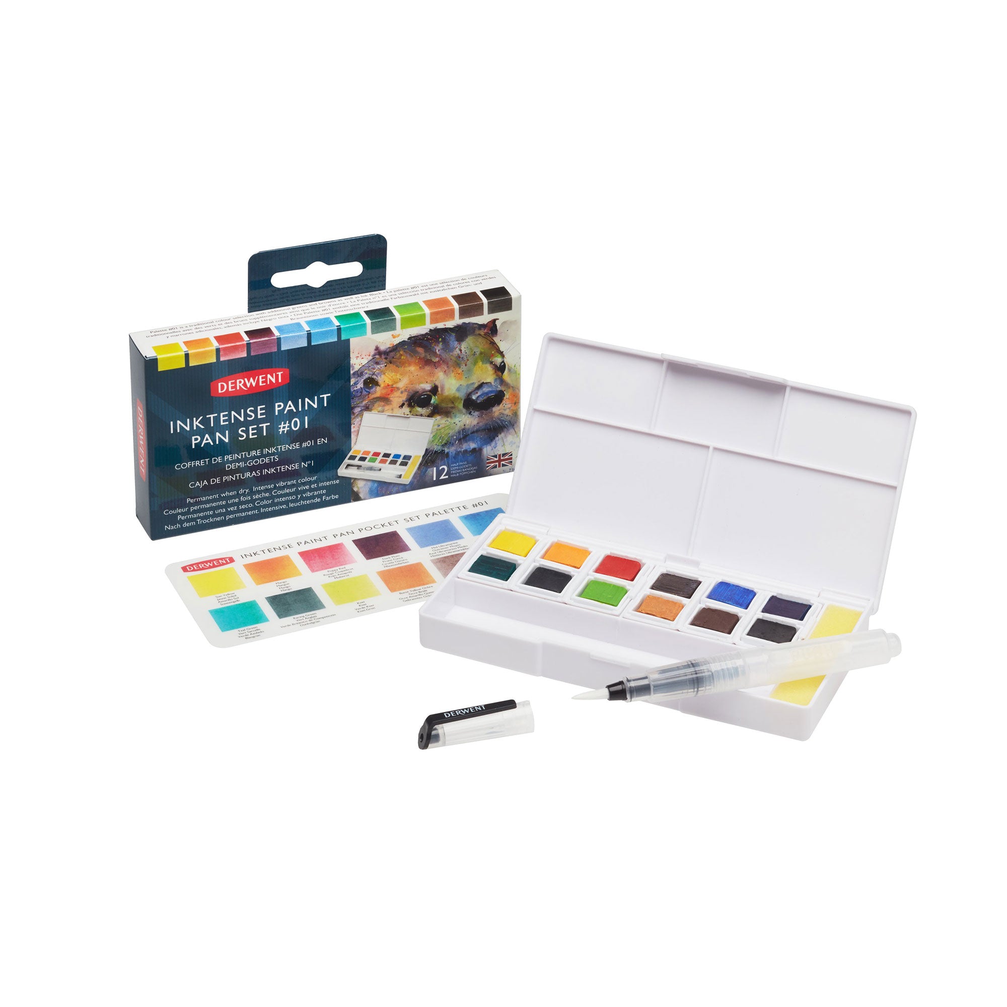 Which is the better brand, Derwent Inktense or Winsor and Newton half pan  sets? : r/Watercolor