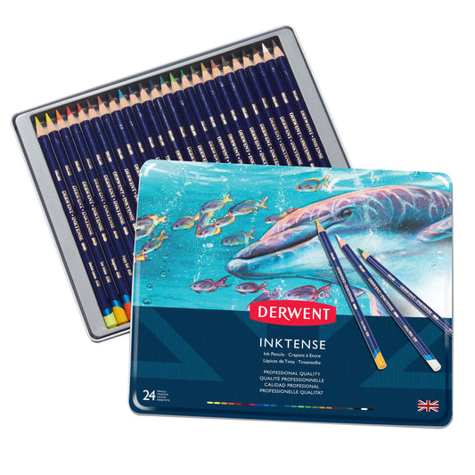 24 Inktense pencils in a tin 