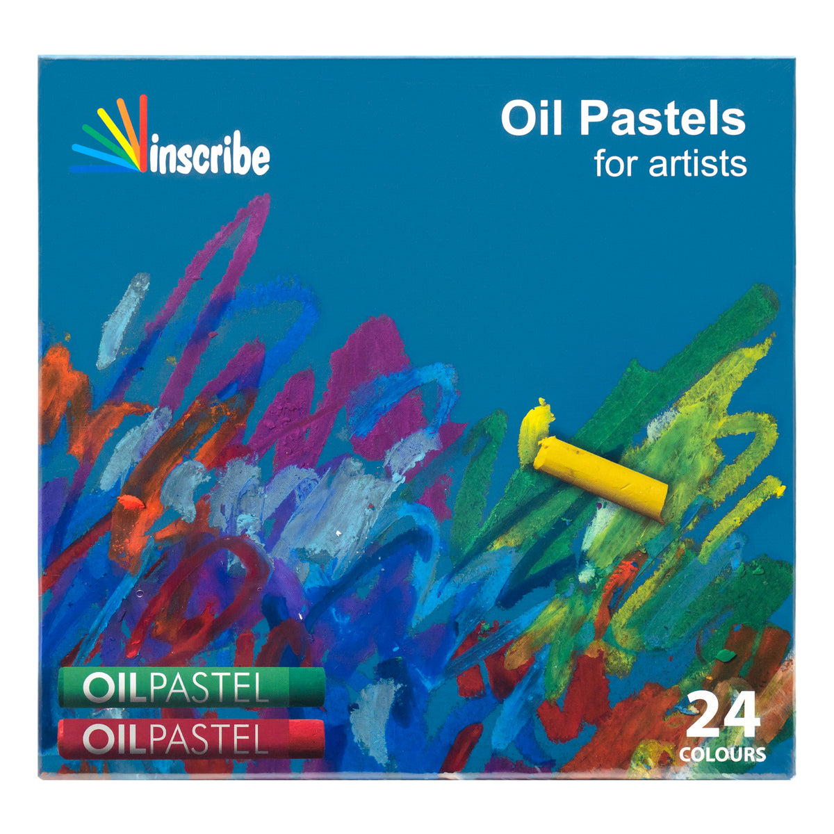 Inscribe Gallery Oil Pastels - Set of 24 Assorted Pastels