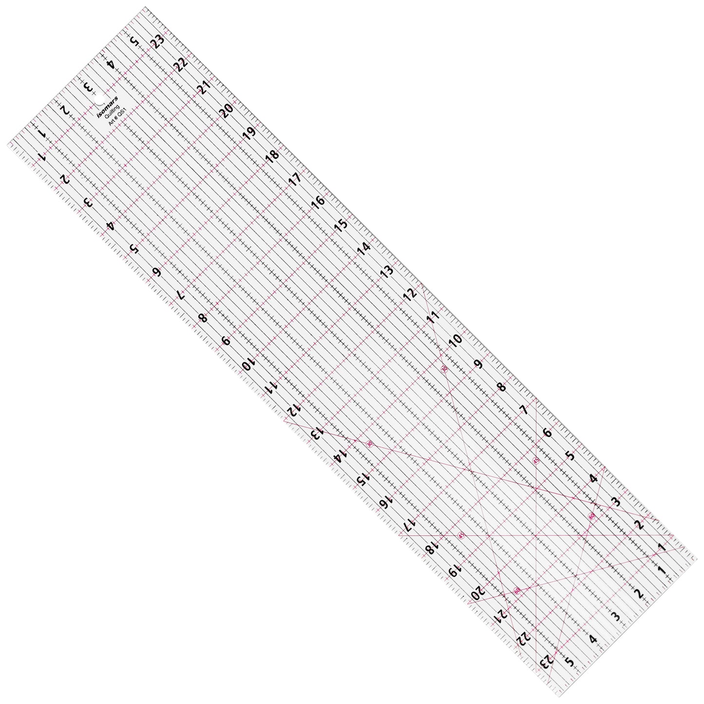 ARTdiscount Quilting Ruler - 6.5" x 24"
