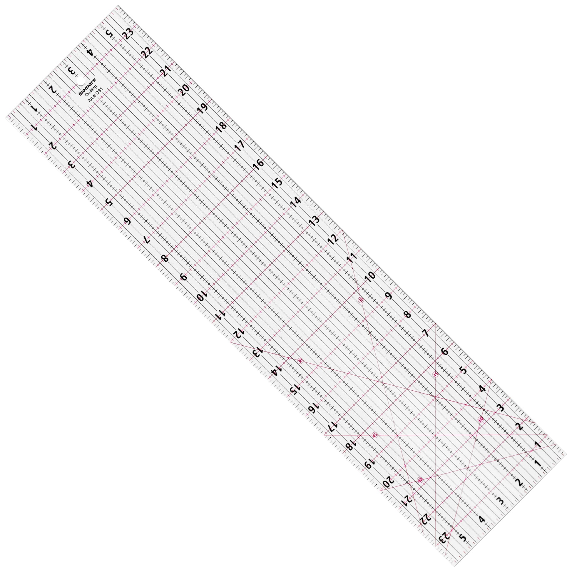 ARTdiscount Quilting Ruler - 6.5" x 24"
