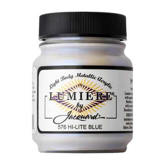 Jacquard Lumiere Multi-Surface Acrylics - 66.54ml - Hi-Lite Blue
