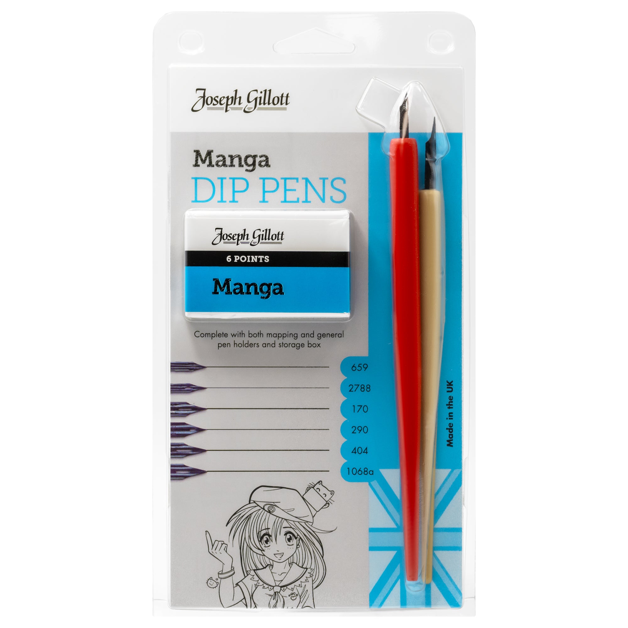 Joseph Gillott Manga Dip Pens