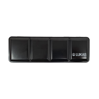 Lukas : 1862 : Watercolour Paint : Half Pan : Metal Tin : Set of 24