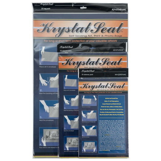Krystal Seal Self Sealing Art, Print & Photo Bags