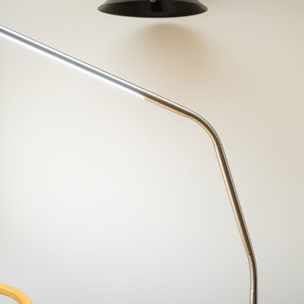 Daylight Lighting : Slimline 4 : Floor Lamp : Brushed Steel