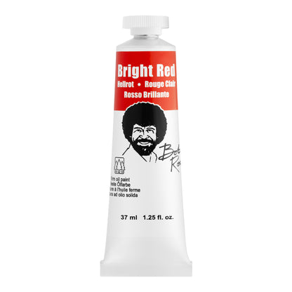 Example 37ml screw-cap tube of Bob Ross LANDSCAPE Oil Colours (Cadmium Red)