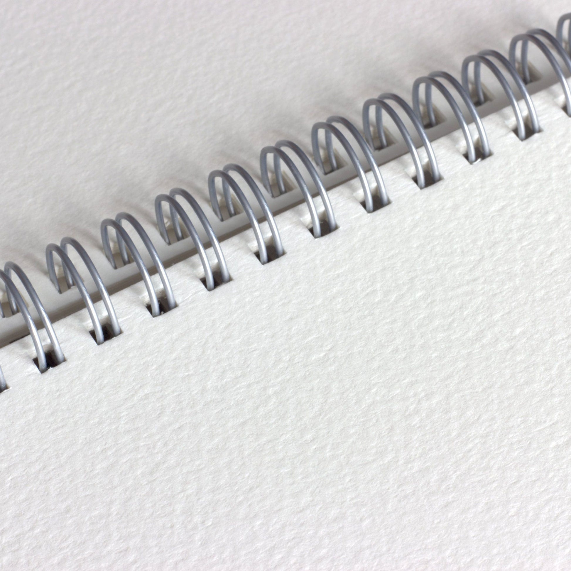 Daler-Rowney Langton Watercolour Spiral Pads (NOT Surface) - Paper and Spirals Closeup