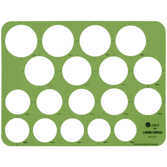 Jakar Metric Large Circle Template (4606)