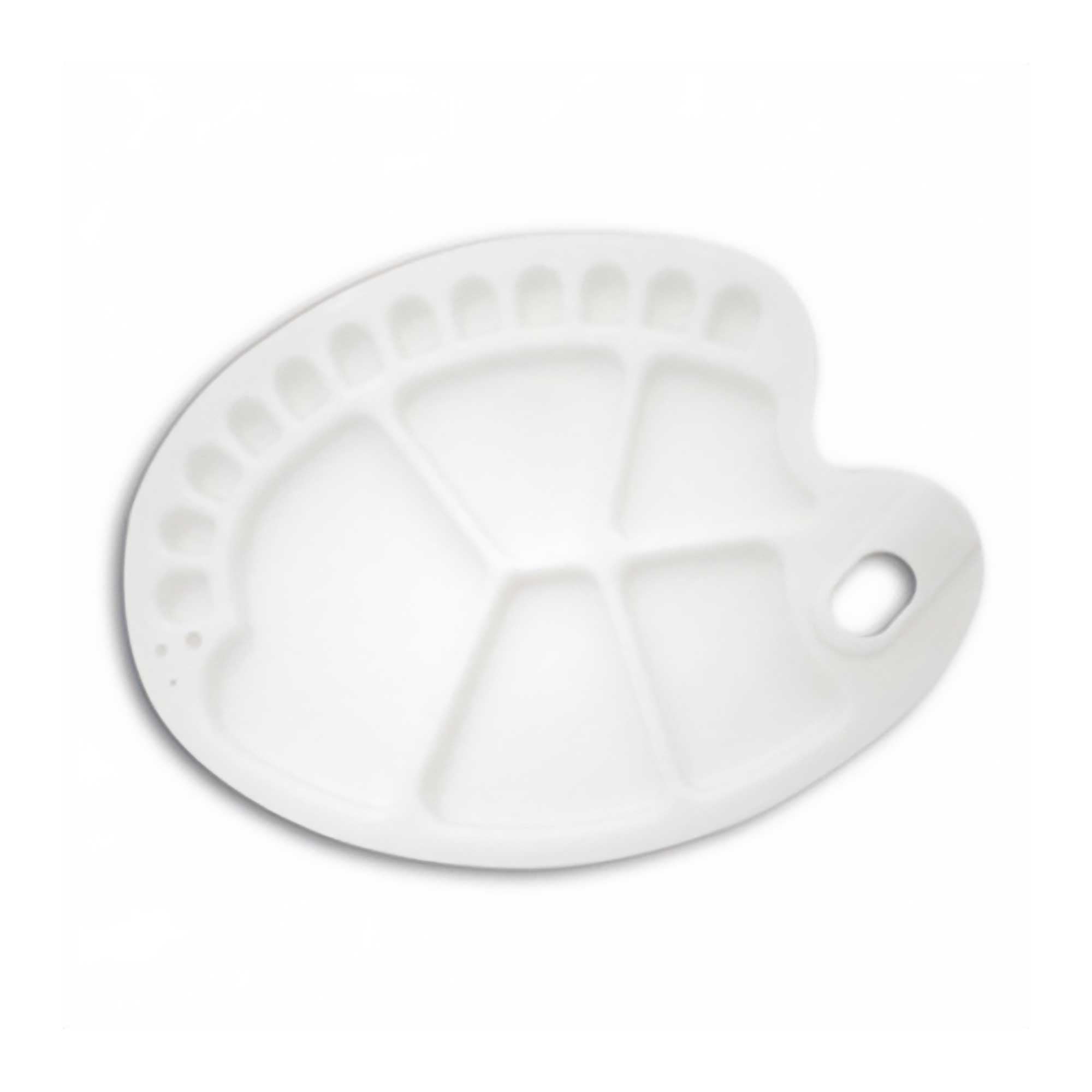 Ref. 6606 Palette, White Plastic, Oblong, 23 Well – International Ltd - View #3