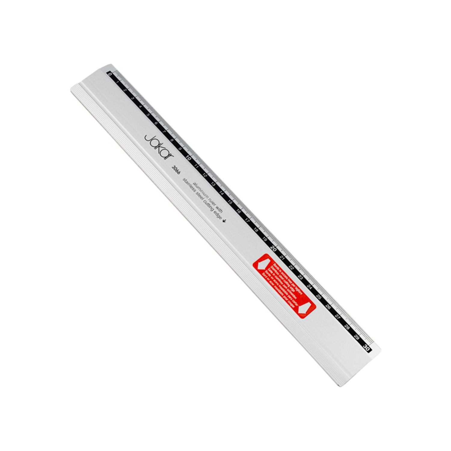 Jakar Lightweight Aluminium Cutting Rule - 30cm