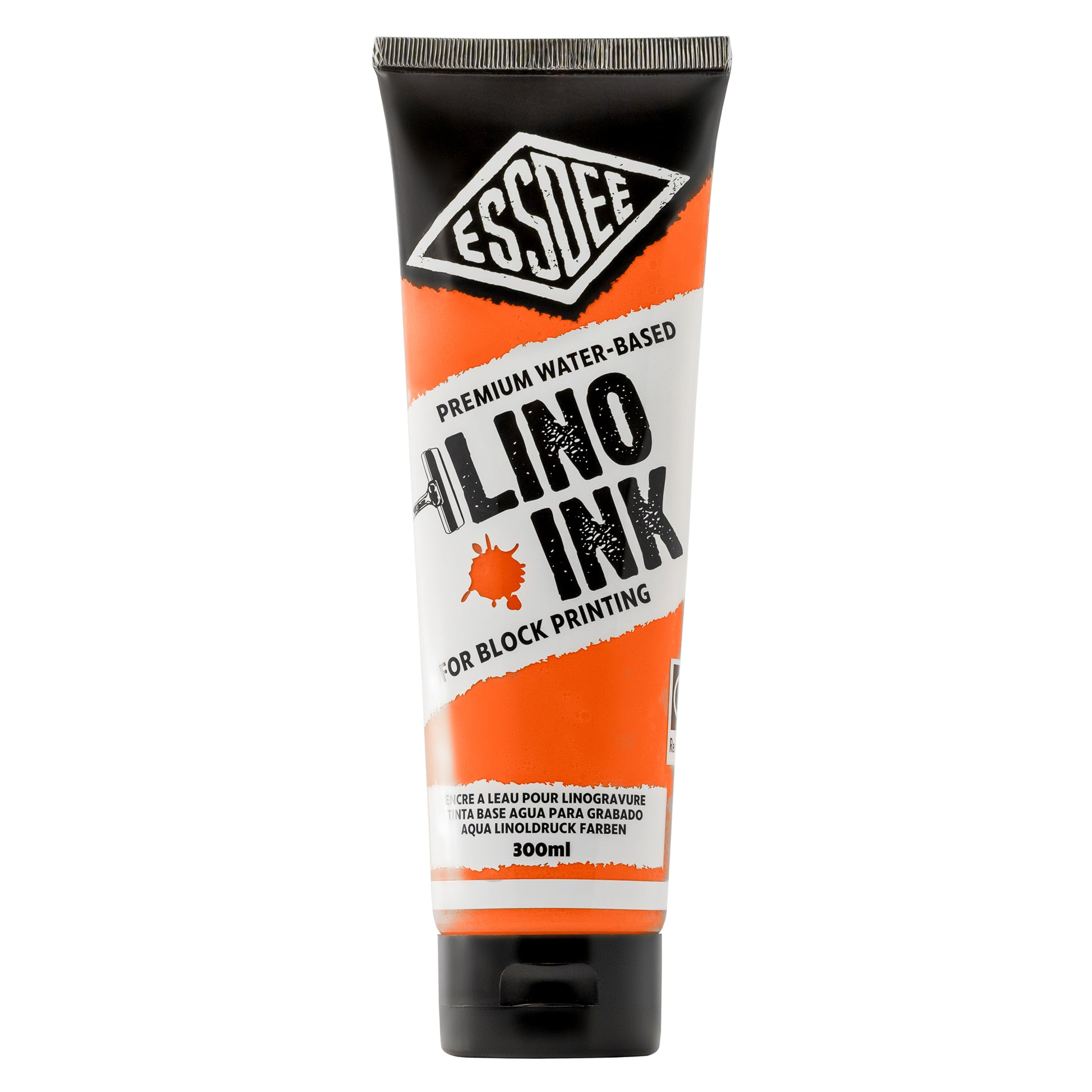 Essdee Lino Ink for Block Printing - Fluorescent Inks - Orange