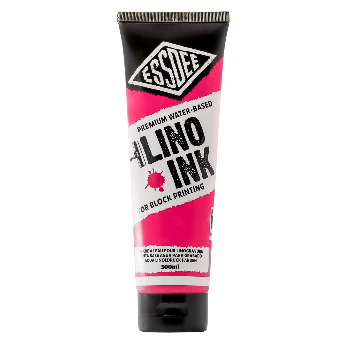 Essdee Lino Ink for Block Printing - Fluorescent Inks - Pink