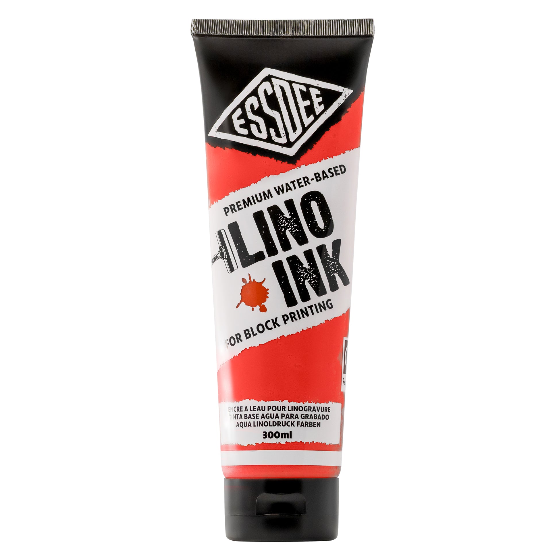 Essdee Lino Ink for Block Printing - Fluorescent Inks - Red