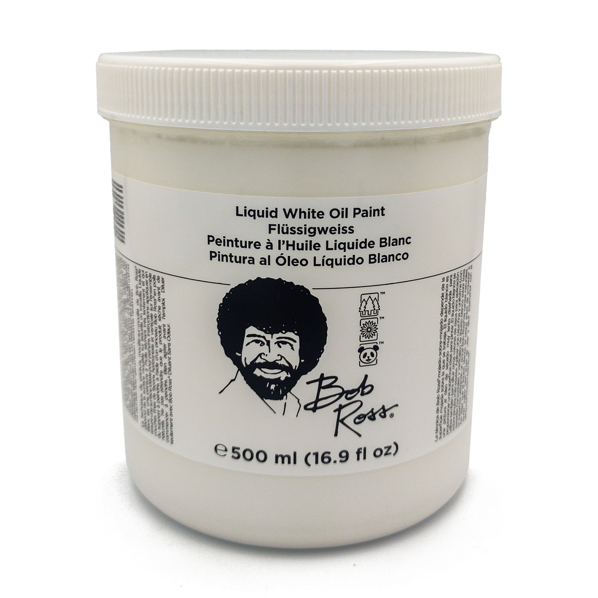 Bob Ross Liquid Base Coats - White 500ml