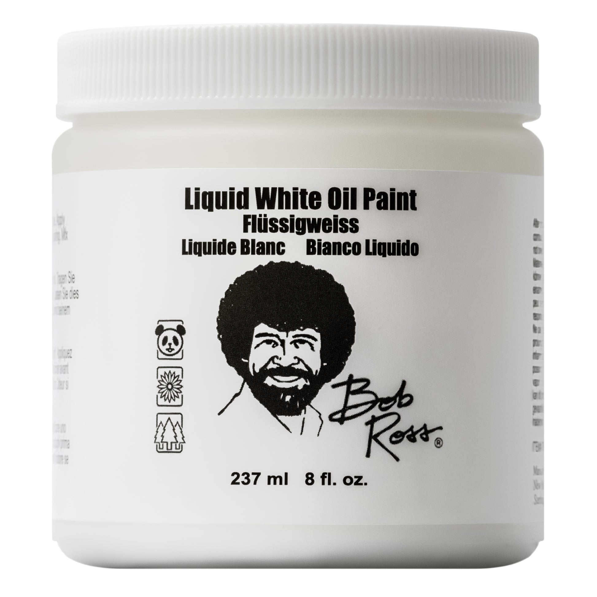  Bob Ross Liquid Base Coats - White 250ml