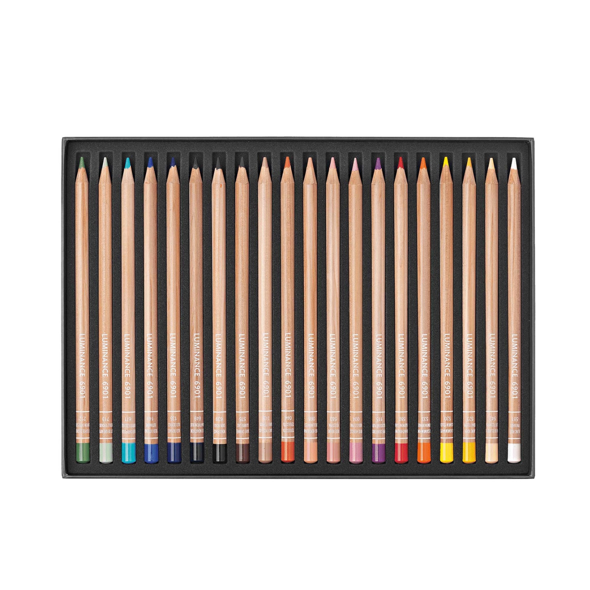 Caran d'Ache Luminance 6901 Box of 20 - PORTRAIT ASSORTMENT