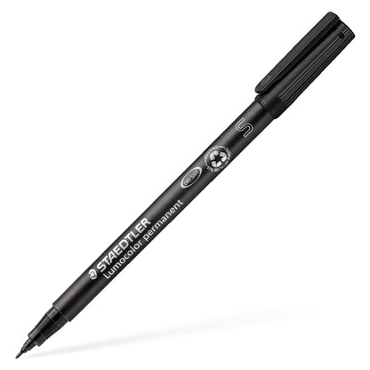 Staedtler Lumocolor 313-9S Permanent Black Pen