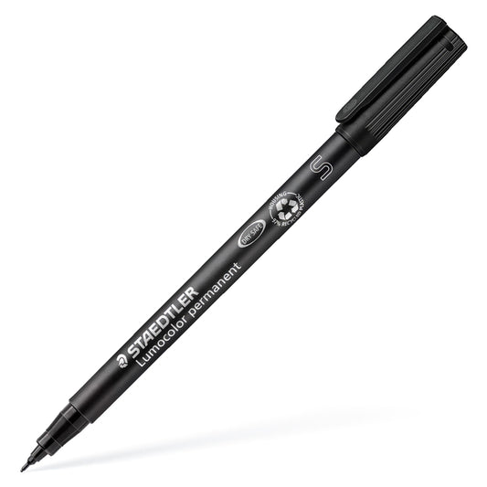 Staedtler Lumocolor 313-9S Permanent Black Pen
