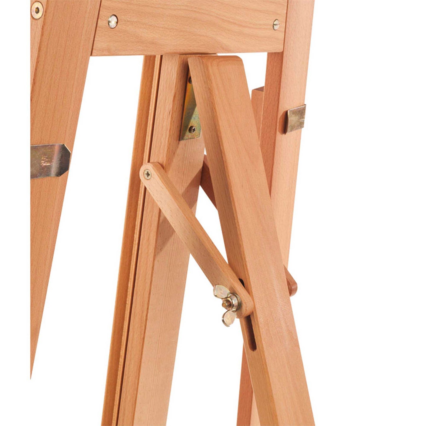 Mabef M13 Lyre Easel Back Closeup
