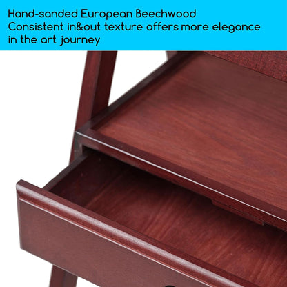 The deep walnut finish gives it a classical and elegant look