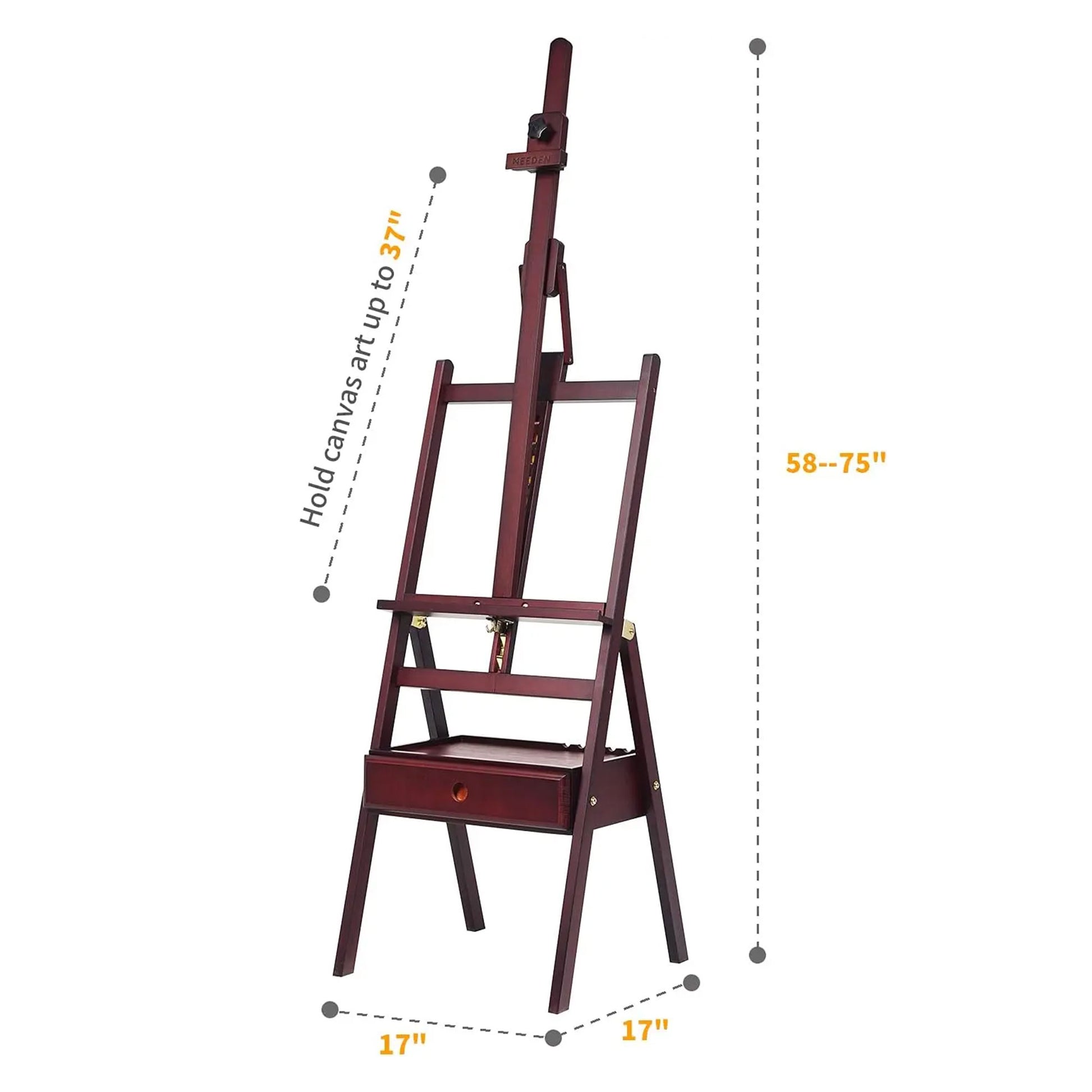 The deep walnut finish gives it a classical and elegant look.