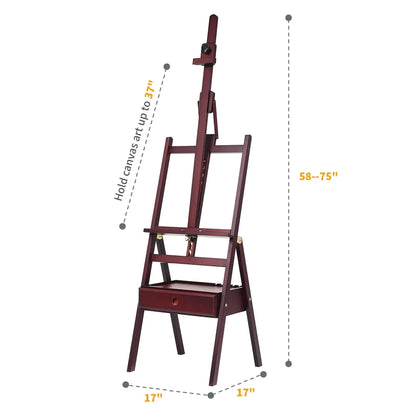 The deep walnut finish gives it a classical and elegant look.