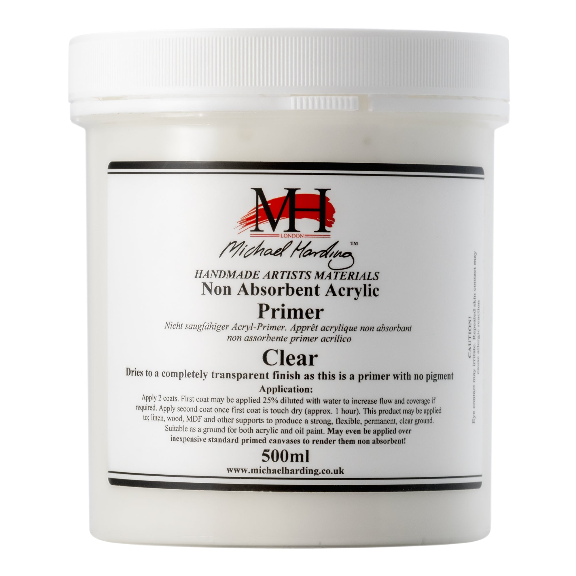 Michael Harding Non-Absorbent Acrylic Primer - Clear - 500ml