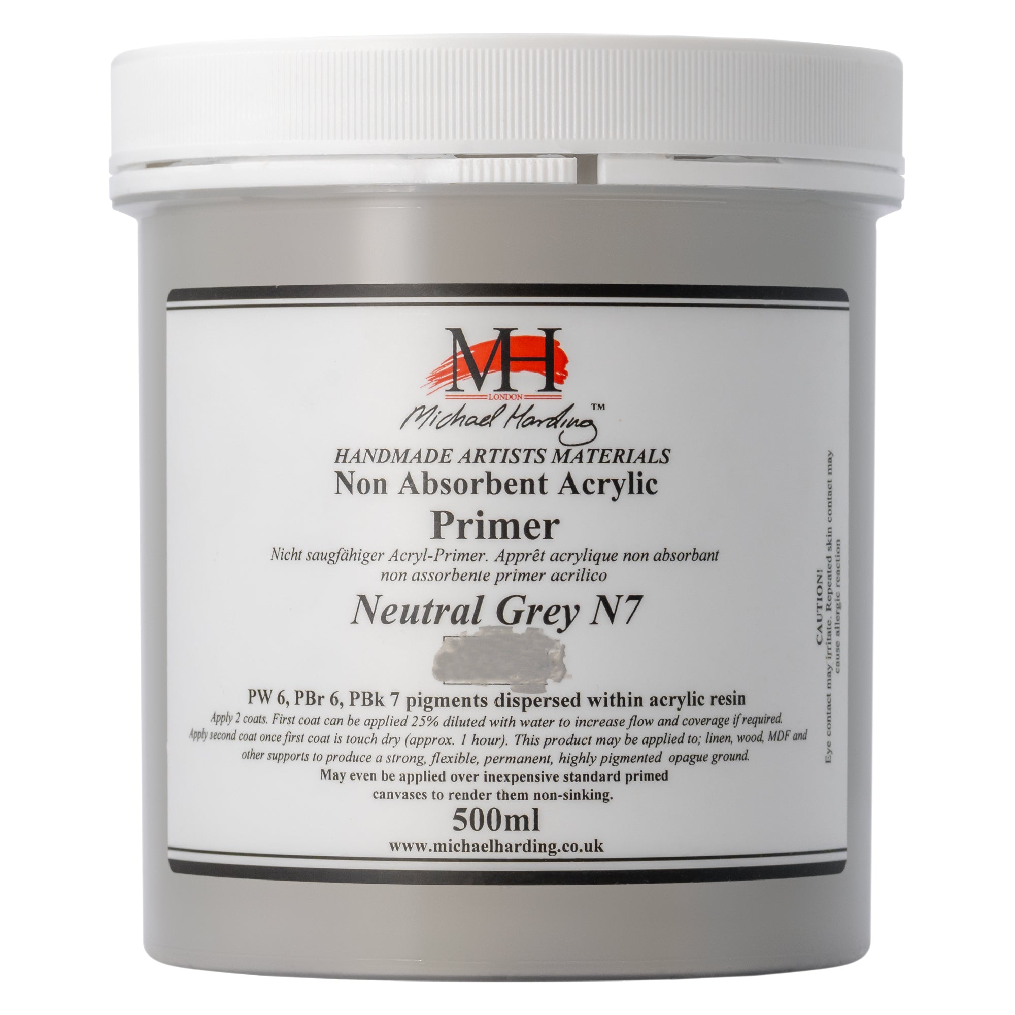 Michael Harding Non-Absorbent Acrylic Primer - Neutral Grey N7