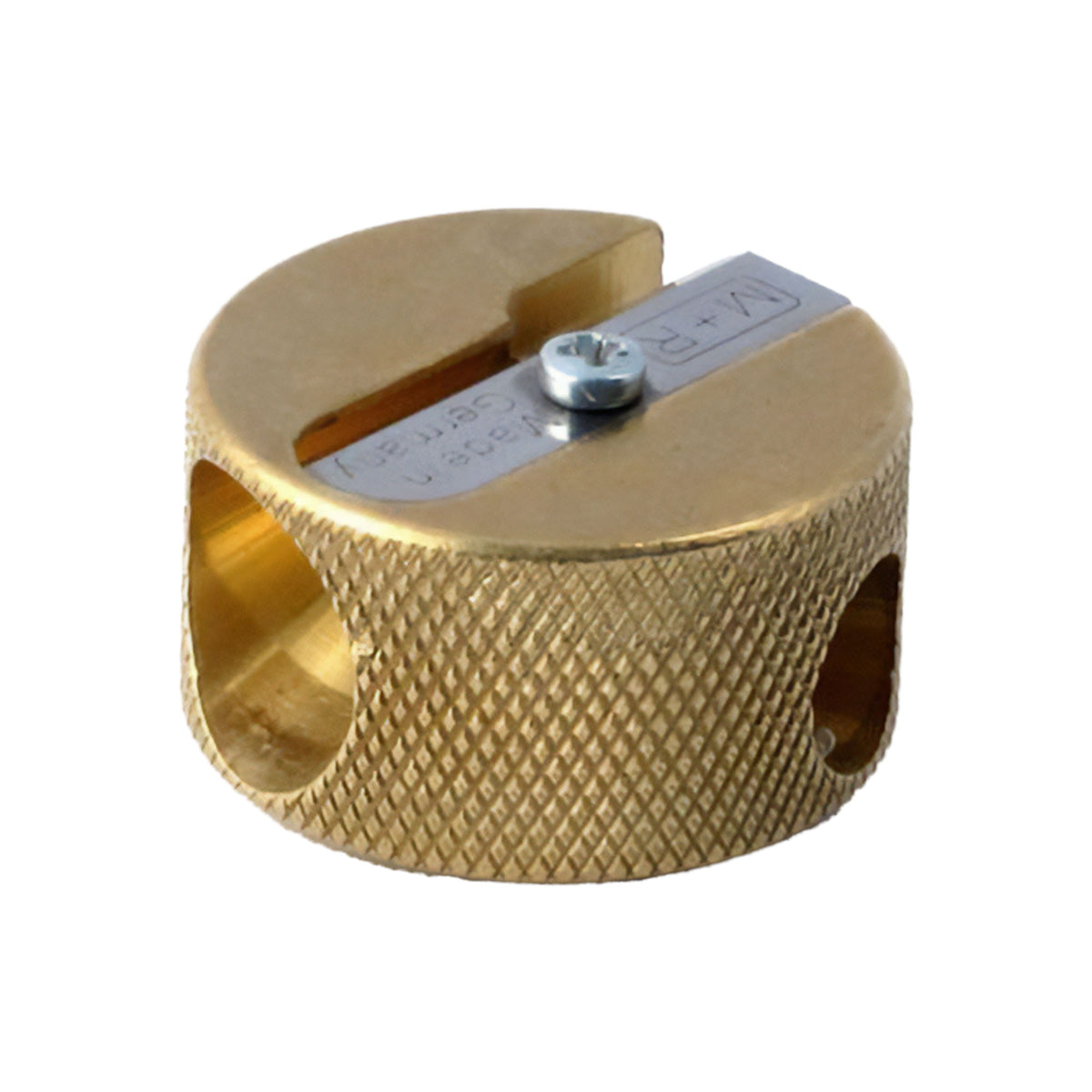 Mobius & Ruppert Bullet Brass Pencil Sharpener, Single Hole Mobius & Ruppert Bullet Brass Pencil Sharpener, Single Hole