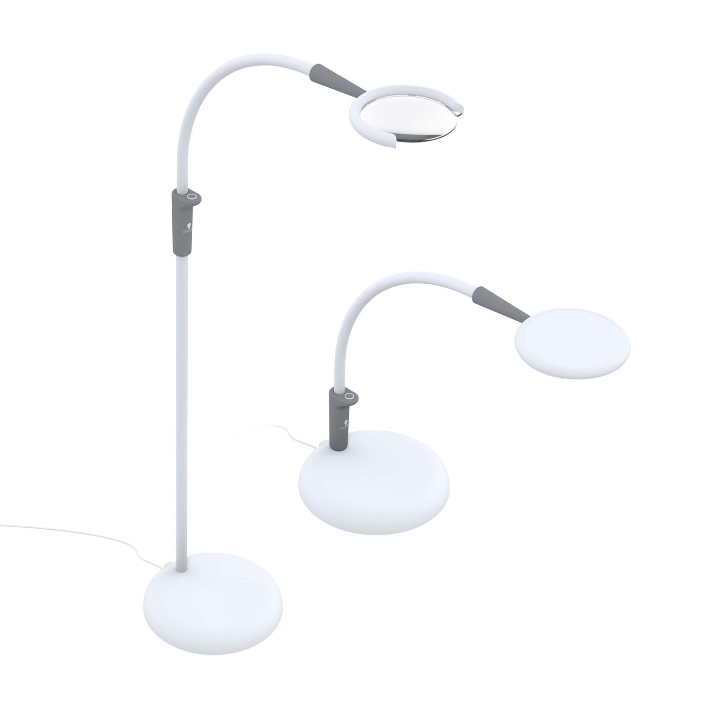 Daylight Company Magnificent Pro – 3-in-1 Magnifying Lamp in floor and table lamp configurations.
