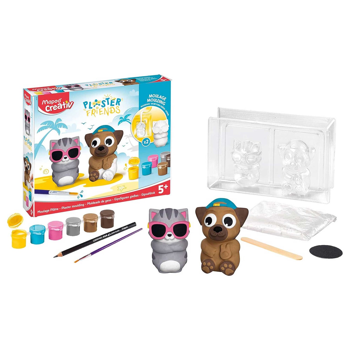 Maped Creativ Plaster Friends - Summer - Set contents